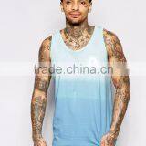 Daijun OEM Sky Blue Cotton Bodybuilding High Quality Fitness Tank Tops thumbnail-2
