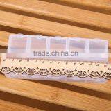 13.2*6*1.9cm Jewelry Adjustable Plastic 10 Compartment Storage Box Jewelry Earring Bin Case Container thumbnail-4