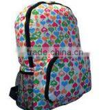 210D Ripstop With Pvc Back Polyester Backpack Foldable thumbnail-2