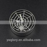 Black and Sliver Glitter Halloween Tea Light, Halloween Spider Light, Witch and Ghost Tea Light thumbnail-4