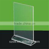 High Transparent Top Acrylic Tent Card Holder From China thumbnail-1