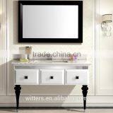 WTS8522V 40'' Modern Home Furniture Floor Mounted White Color Wood Bathroom Vanity Cabinets thumbnail-2