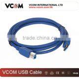 VCOM High Speed 10m AM/BM USB 3.0 Printer Cable With Factory Price