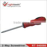 RIGHTTOOLS RT-940086 2 Way Rubber Handle Screwdriver