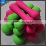 Gym Fitness Womens Bone Vinyl Dipping Neoprene Dumbbell thumbnail-1