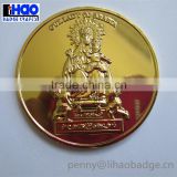 Newest metal 3D Gold plated metal challenge coin usa souvenir