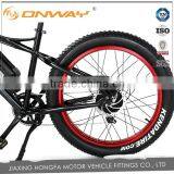 26" Fat Tyre 48v 500w 8 Fun Middle Motor Snow Filed Electric Bicycle thumbnail-4