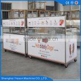 Stainless Steel Hot Dog Carts Mobile Hot Dog Trolley Cart for Sale thumbnail-2