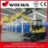 Hydraulic Wheel Mini Excavator With Cheap Prices thumbnail-1