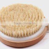 Bristle Round Wooden Bath Body Brush thumbnail-2