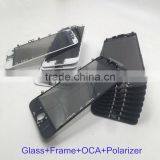 Glass With Frame With Oca With Polarizer Assembly for Iphone 6s 6sp for Refurbish Lcd Repair Parts for Iphone thumbnail-4