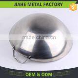 Chinese Welded Joint Wok Stainless Steel Cookware Set thumbnail-2