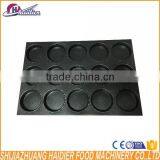 High Quality Non-stick Teflon Hamburger Aluminum Bakery Trays 15 Grooves Loaf Bread Baking Tray thumbnail-1