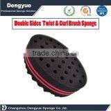 Oval Double Side Hair Twist Sponge Nudred Hair Twist Sponge for Dreads Afro Locs thumbnail-3