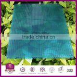 Lake-blue Colored Glass Sheets Polycarbonate Honeycomb Hollow Roofing thumbnail-4