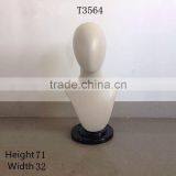 TOP TOP Quanlity Abstract Mannequin Wig Head With Wood Base for Sale thumbnail-1