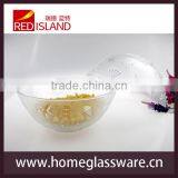 Large Glass Salad Bowl Soup Bowl Fruit Bowl thumbnail-1