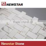 Newstar Wholesale White Marble Tile Veining Patterns Of Gold And Grey Finish Mosaic thumbnail-4