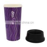Cheap Coloful Different Types of Coffee Cups With Lid, IML China Custom Plastic Tumbler thumbnail-2