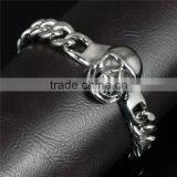 Casting Stainless Steel Accessories Man Steel Skull Bracelet thumbnail-2
