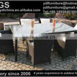 Outdoor Rattan Garden Dinning Set thumbnail-1