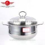 High Quality 4pcs Stainless Steel Color European-style Soup Pot Set thumbnail-2