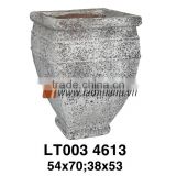 Vietnam Classic Porcelains Ancient White Flower Pot For Home And Garden