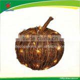 Halloween Lighted Rattan Pumpkins thumbnail-1