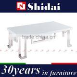 Stainless Steel coffee Table / Decorative Metal Coffee Table Legs / Fancy Glass Coffee Table TA95 thumbnail-1