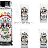 Christams Halloween 1000ml High Quality Glass Juice Jug Set thumbnail-2
