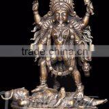 Home Decoration Use Antique Decorative Metal Craft Gift Bronze Kali Goddess thumbnail-5