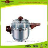 304 Stainless Steel Three Layer Combined Bottom Pot for Induction Cooker thumbnail-1
