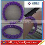 2013 New Trendy Silicone Twist Hemp Bracelet thumbnail-1