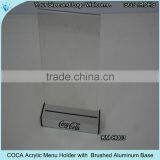 Acrylic Hot Bend Desk Menu Holder thumbnail-6