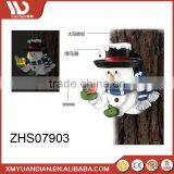 Wholesale Solar Led Outdoor Wall Light Polyresin Resin Christmas Ornaments For Tree Decoration thumbnail-3