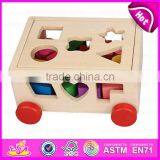 High Quality Educational Kids Matching Learning Wooden Shape Sorter Box W11G003 thumbnail-6