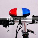 2016 New Cycling Bike Super Loud Bicycle 6 LED Electronic Horn Bell Siren 4 Sounds Electric Horn Sound Pressure Horn Sound