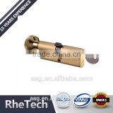 5 Pin Double Single Profile Zinc Alloy Brass Commercial Handle Door Lock Cylinder thumbnail-1