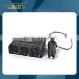 Car Charger 3 Way Socket Adapter Plug With CE Certificate for Cell Phones , IPhones , IPads & Tablet thumbnail-1