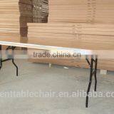 Dining Table Restaurant Table Hotel Plywood Banquet Folding Table thumbnail-3