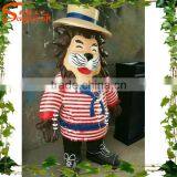 Artificial Carved Small Horse Animal Marble Statues Child Park Decoration thumbnail-2