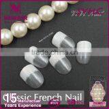 False Nail Art Tips Color Print Classical French Artificial Tips thumbnail-1