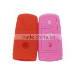Hot Selling Custom Silicone Car Key Cover Flip Remote Key Case for VW With 3 Buttons thumbnail-3