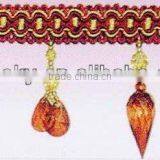 Decorative Beaded Fringe for Curtain