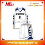 Hongen Apparel Sublimation Training Basketball Jersey & Shorts 2015-2016 thumbnail-1
