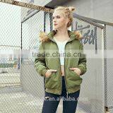 Women's High Quality Winter Coat Padded Bomber Jacket Wholesale thumbnail-5