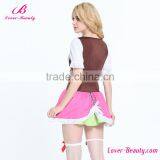 Germany Oktoberfest Lovely Pink Dirndl Dress Wholesale thumbnail-2