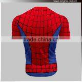 Men's Fitness Running Digital Printing Spiderman Compression Shirt thumbnail-2