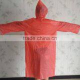 Custom All Overp Printing Adult Reusable PEVA Raincoat Cheap for Promotion thumbnail-2