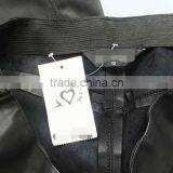 Glossy Black PU Pants for Lady Stock Lot thumbnail-5